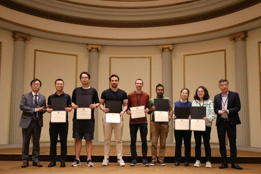 Jiansong Chen and fellow recipients of the NGPT Graduate Student Award